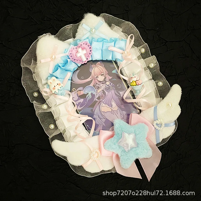 Sanrio аниме периферийный Diy ручной работы рукав для карт отделенный материал Hello Kitty