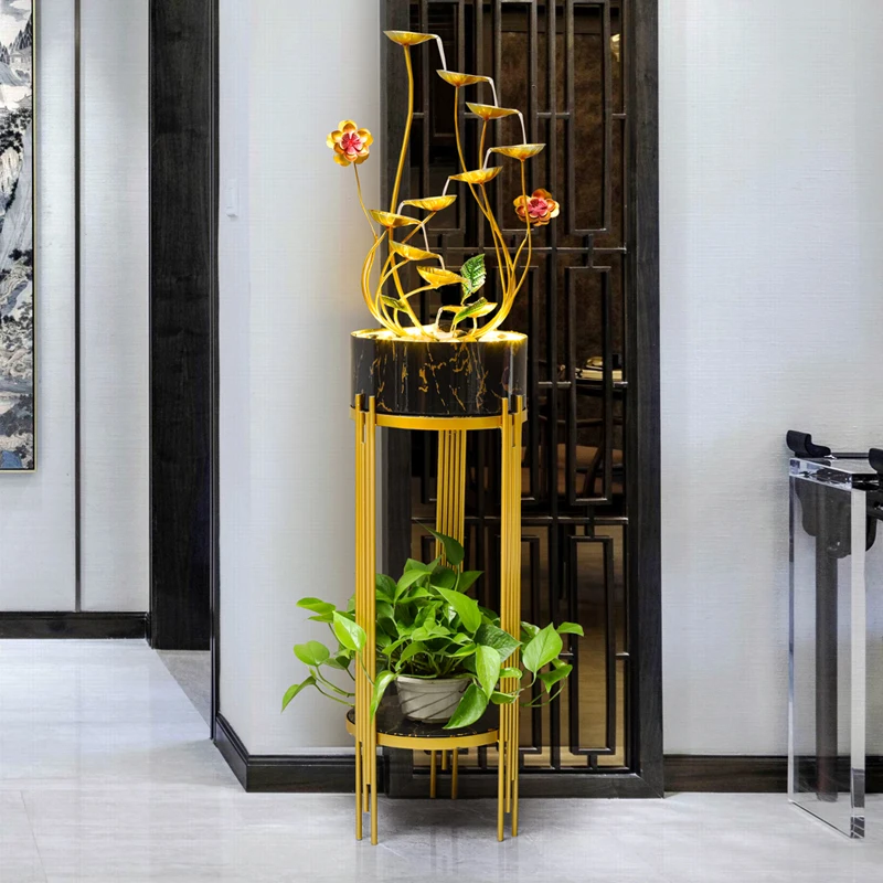 

GY Nordic Light Luxury and Simplicity Modern Soft Home Decoration Living Room Floor Indoor Creative Water Fountain Decoration