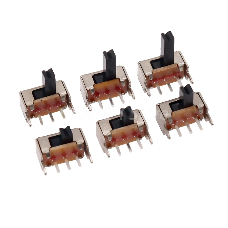 SK12D07 двухскоростной тумблер 1P2T горизонтальный боковой циферблат SK12D07VG2/3/4/5/6 мм