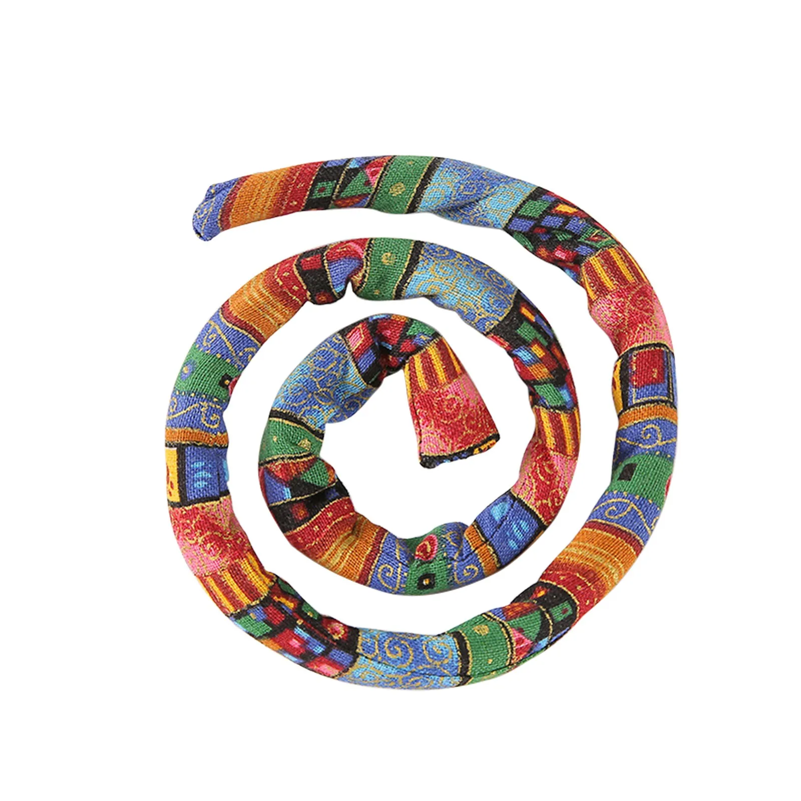 

Новинка модная железная проволочная веревка для волос «сделай сам» Регулируемая спиральная веревка для волос с принтом для мужчин и женщин концертный стиль головной убор 2023