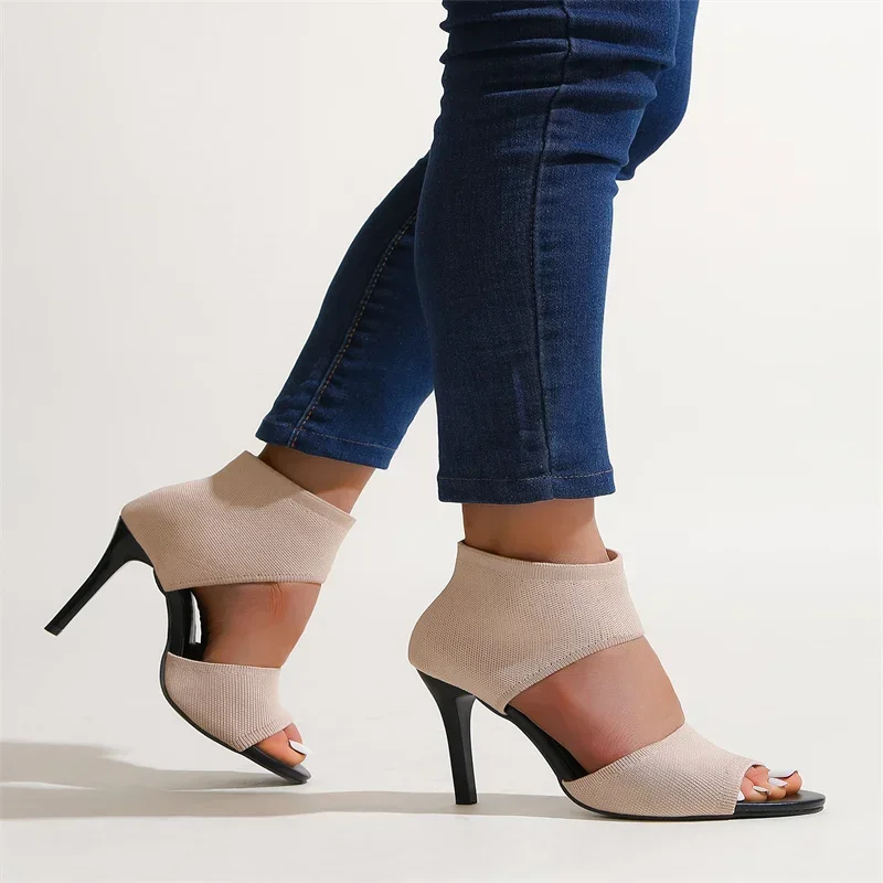 Сандалии мобильного возраста для женщин zapatos de tacón a la moda Sexy transpirables para verano