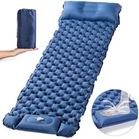 outdoor inflatable mattress ultra light camping sleeping pad with hiking ultralight air mat built in inflator pump