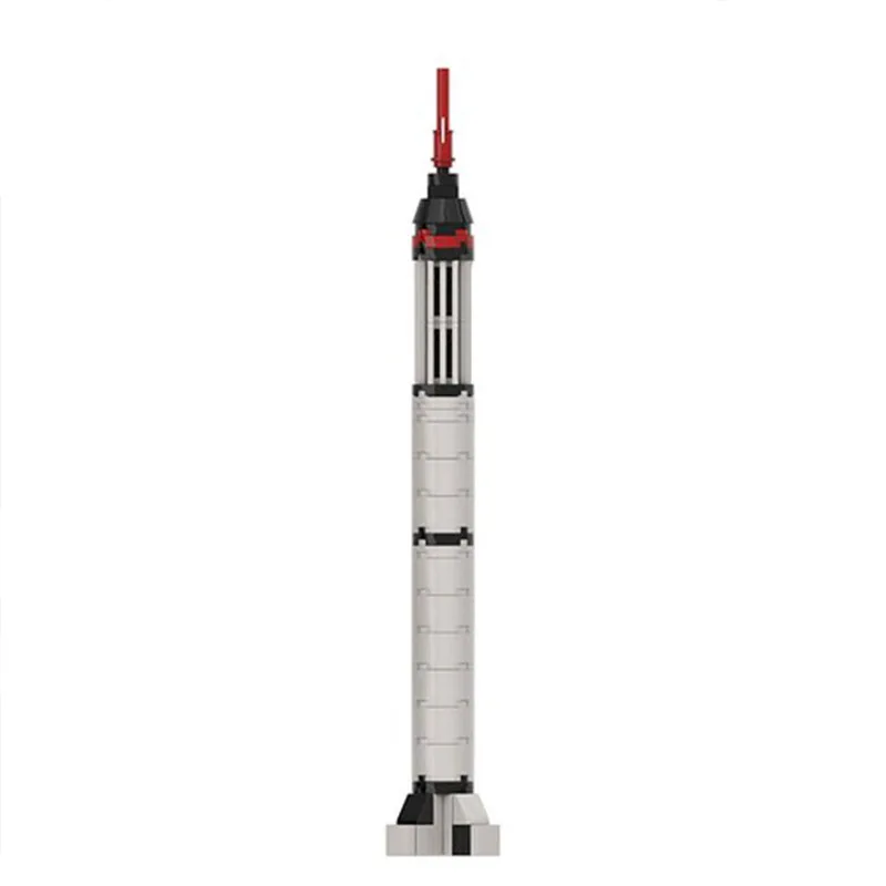 MOC-79193 Space Explore Rocket набор строительных блоков модель Mercuryed-Redstone для запуска