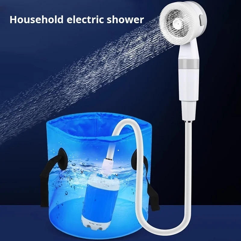 Домашний портативный Перезаряжаемый телефон наружный самовсасывающий душ для