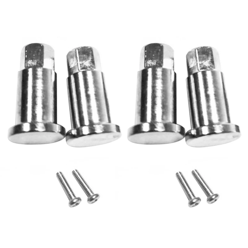 

4X D12 5Mm Metal Front Rear Shortened Combiner Wheel Hub Hex Adapter Accessories For WPL D12 1/10 RC Car Parts,1