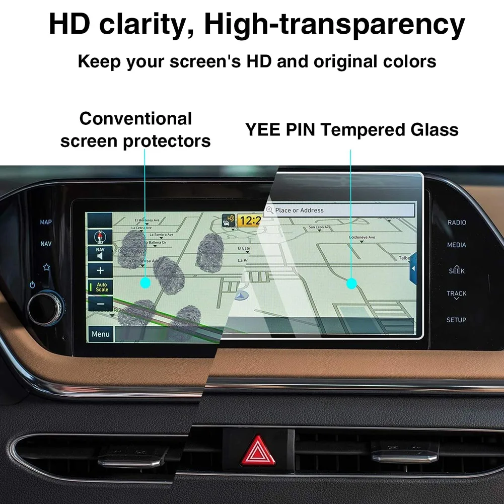 Для 2020 2021 2022 Hyundai Sonata 10 25 дюйма GPS навигация контактный экран протектор дисплея