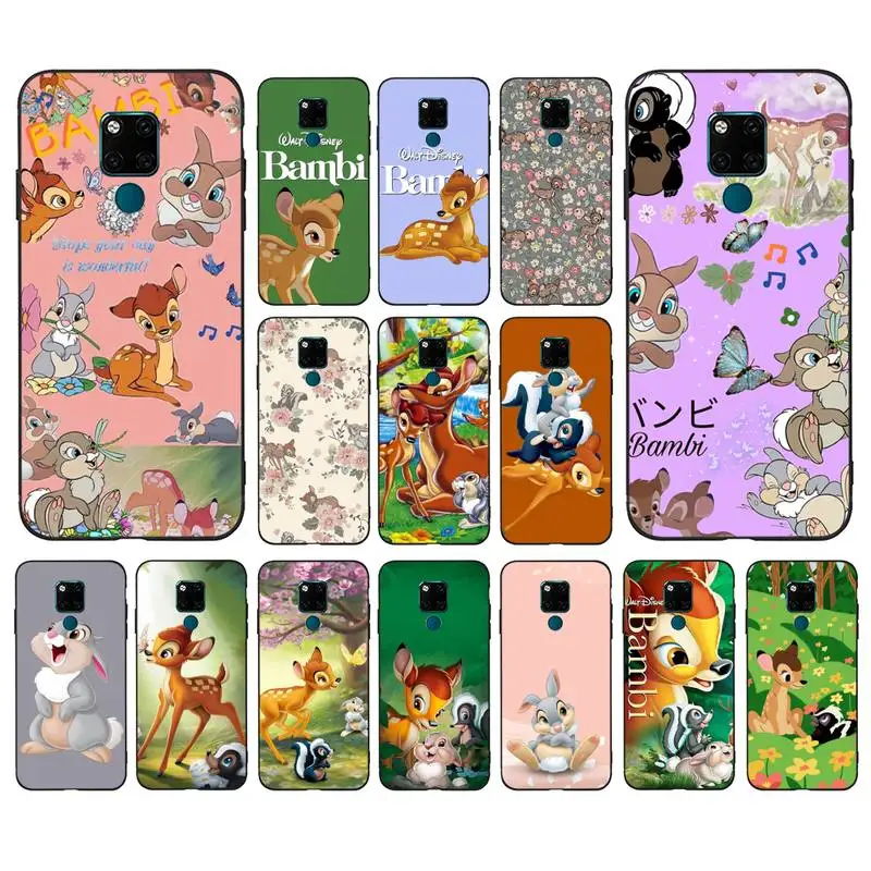

Disney Cartoon Bambi Phone Case for Huawei Mate 20 10 9 40 30 lite pro X Nova 2 3i 7se