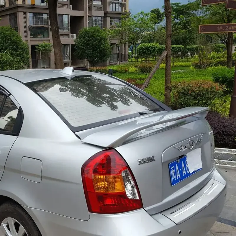 Спойлер для Hyundai Accent заднее крыло автомобиля из АБС-материала грунтовка цветной