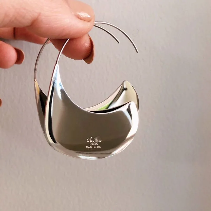 

Silver Hoop Earrings For Women Fashion Eardrop Jewelry For Christmas Birthday Gifts