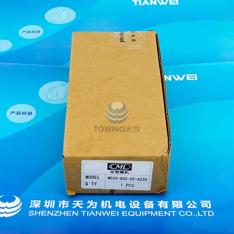 Фото Новый оригинальный электромагнитный клапан WE43-G02-C2-A220 производства Тайвань CML №3