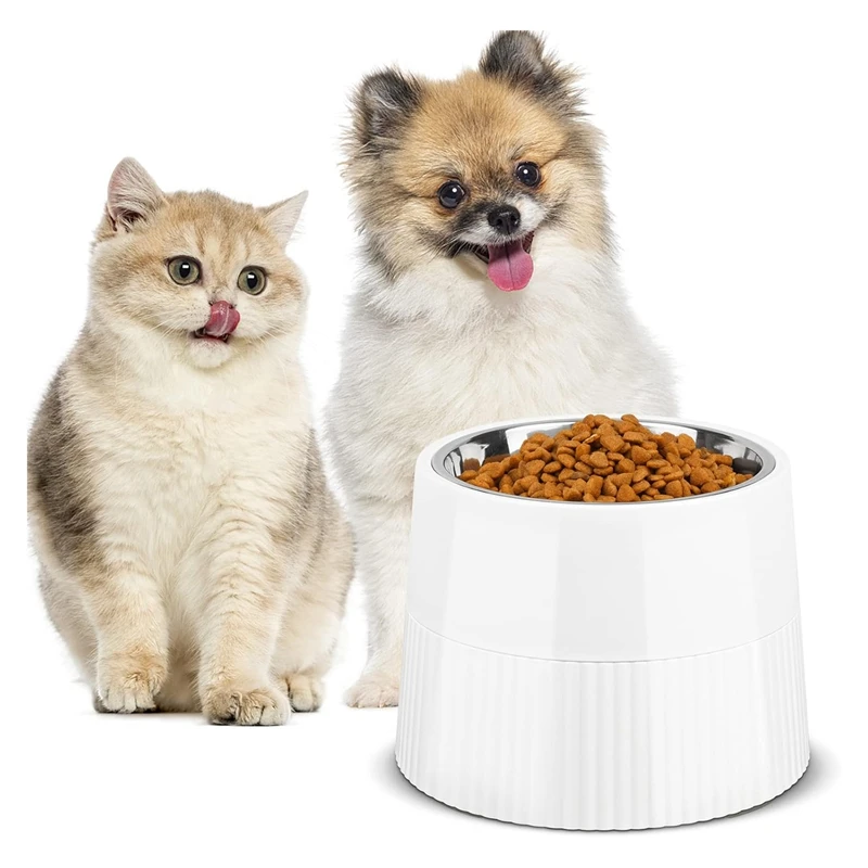 Поднимающаяся миска для собак приподнятая кормушка со съемной миской из