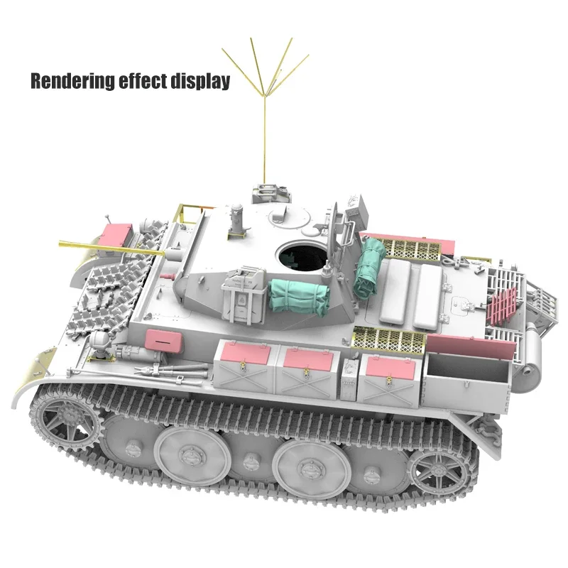 Фото Масштабная сборная модель танка 1/35 Border Model BT-018 Pz Kpfw II Ausf L Luchs (постпроизводственная версия) №3