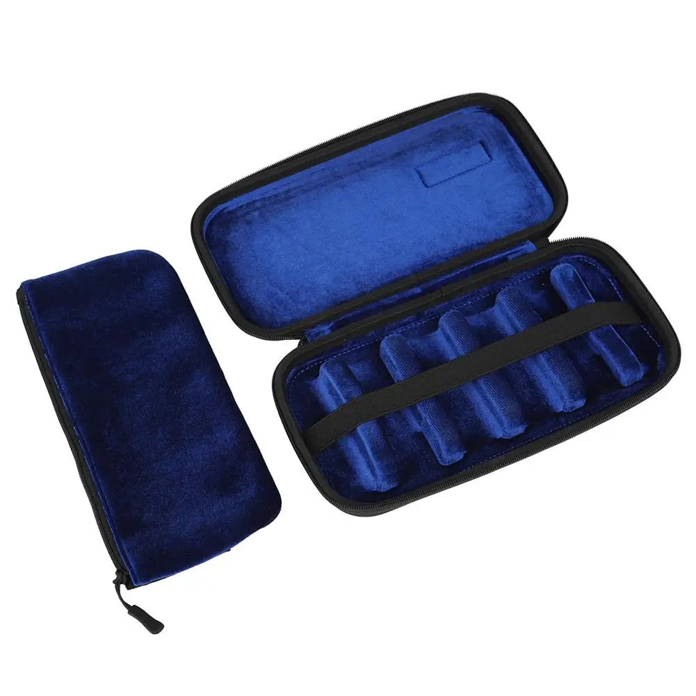

New Mouthpiece Kit Storage Bag Hand Rope Flannel Zipper Handbag Case Reeds Mouthpiece Pouch Universal for Saxophone Clarinet