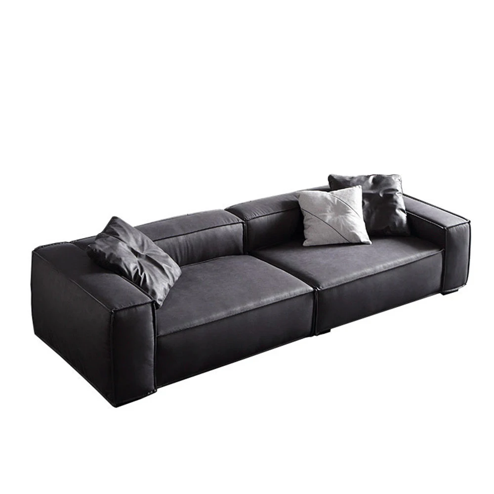 

L Shaped Living Room Sofa Double/Three Seat Couch Minimalism Large Sized Apartment Detachable And Washable Settee