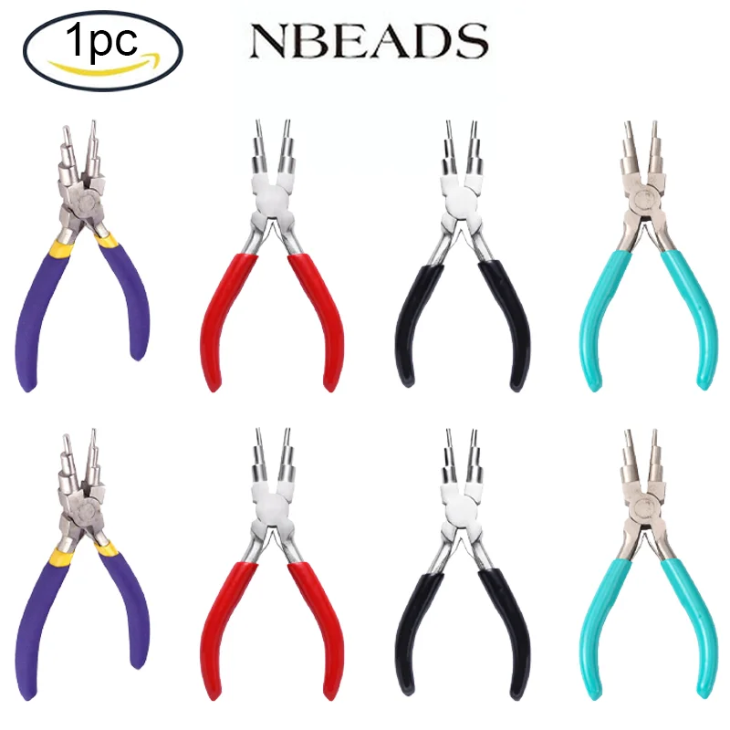 

NBEADS 1 шт. многоразмерные плоскогубцы для обмотки проволоки из углеродистой стали, плоскогубцы для обмотки проволоки для изготовления ювели...