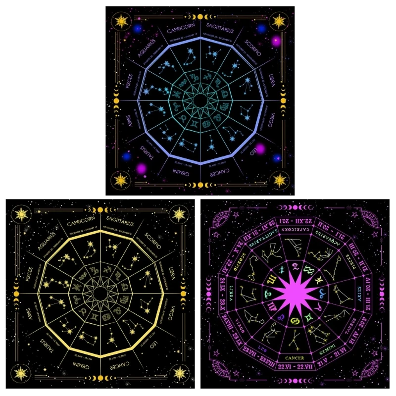 

Altar Divination Pendulum Divination Tablecloth Mat Board Game Tarot Card Pad