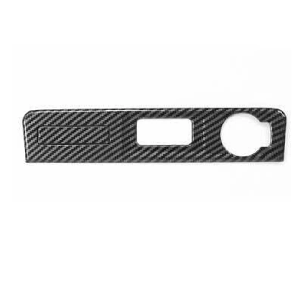 

Carbon Fiber Console Lighter USB Panel Trims USB Panel Trim Interior Trim Waterproof 1PC ABS Plastic Brand New