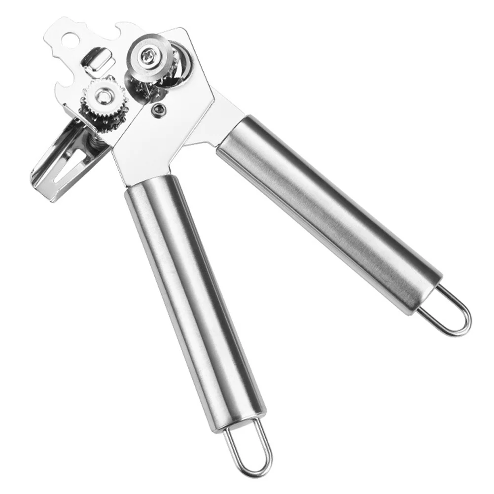 

Opener Can Bottle Steel Tin Corkscrew Beer Remover Manual Stainless Cap Smooth Lid Safety Metal Handheld Multi Function Jar