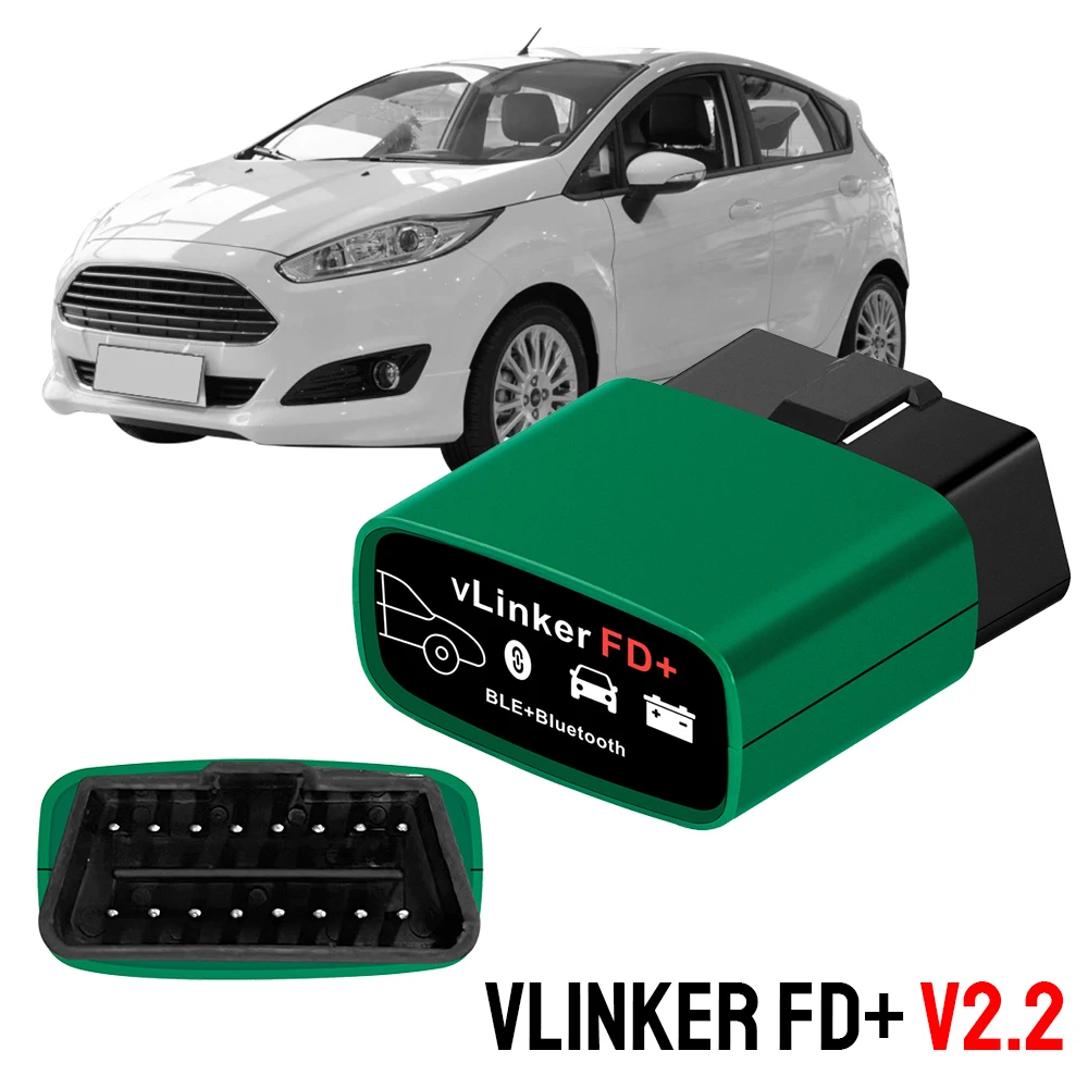 Диагностические Инструменты FORScan Bluetooth 4.0 WIFI vLinker FD + V2.2 J2534 ELM327 OBD 2 Сканер Для