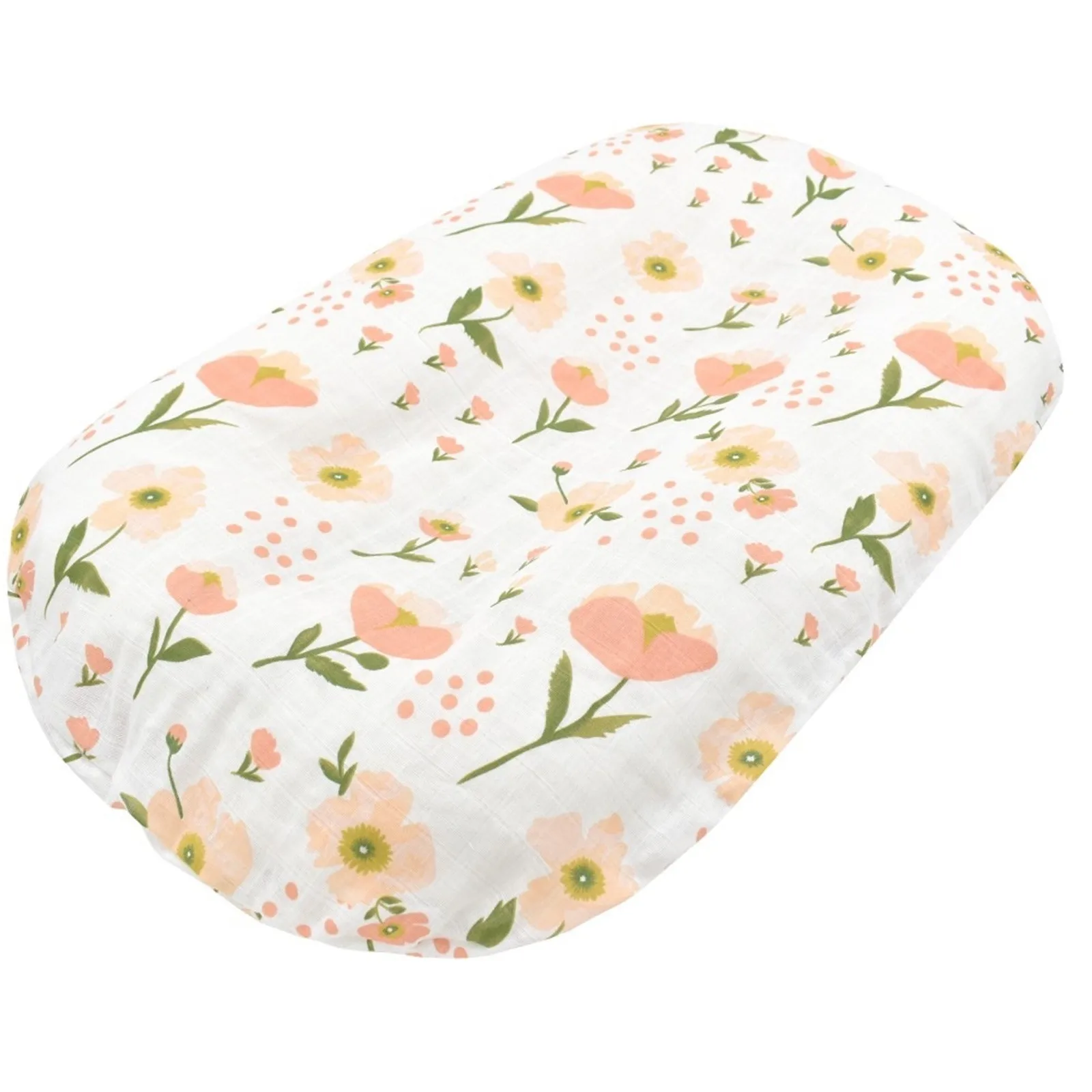 

Removable Slipcover For Newborn Lounger Cover Baby Muslin Dinosaur Floral Cotton Super Soft Lounger Pillow Cover Girl