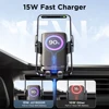 Joyroom 15W Car Phone Holder Wireless Charger Car Charger Stable Rotatable Air Vent Dashboard Phone Holder Car Charger Support 2