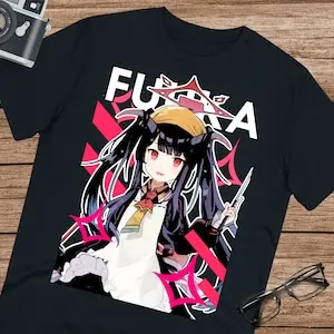 Синяя арховая рубашка Fuuka Рубашка Aikiyo футболка Fanart унисекс из ультрахлопка