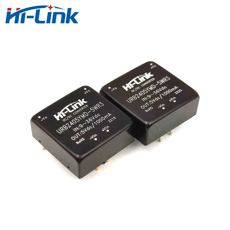 Фото Блок питания Hi-Link URB2405YMD-5WR3 5W 24V 5V 1A DC, интеллектуальный модуль для потребительской электроники (48V, 110V, 3.3V, 9V, 12V, 15V, 24V) №4