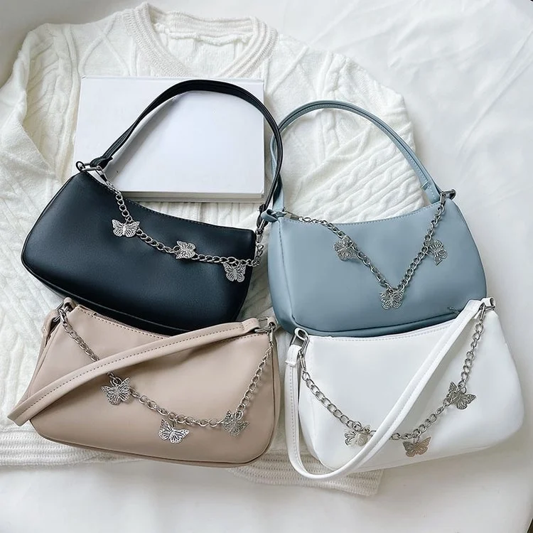 

Summer New Fashion Fashion Casual Retro Armpit Bag Chain Single Shoulder Slant Female Bag