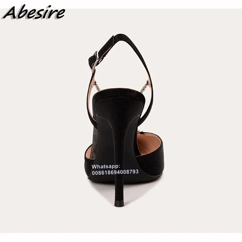 Туфли-лодочки женские на высоком каблуке декор цепочка задний ремешок