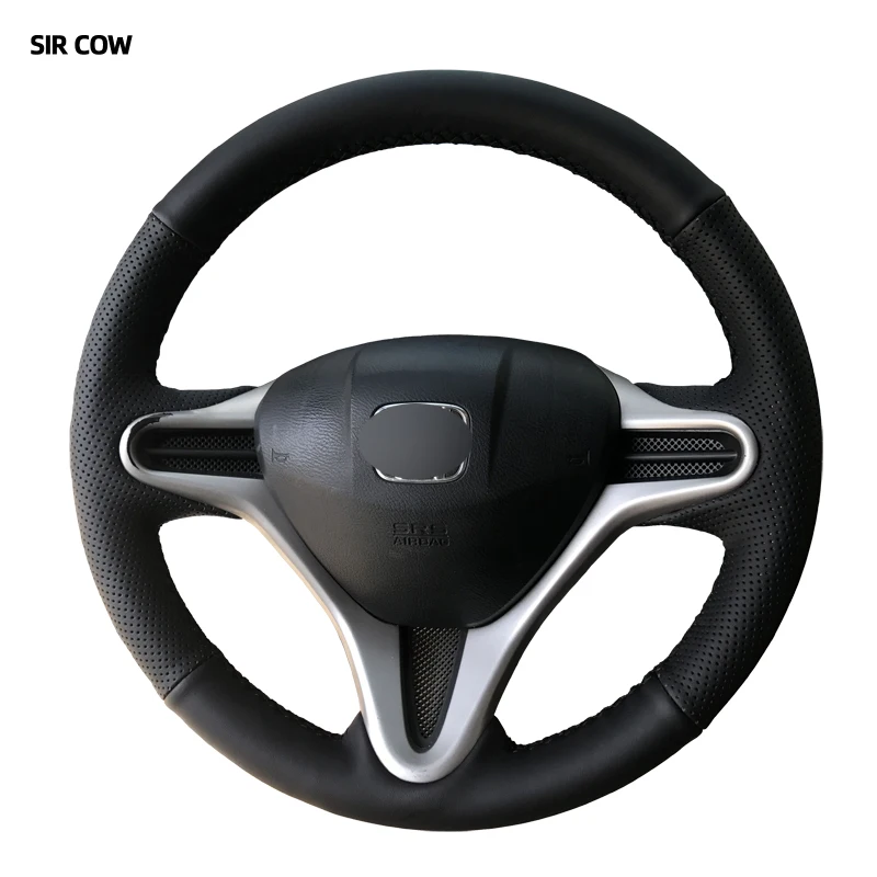 

Hand Sewing Steering Wheel Cover For Honda 2009 2012 2013 Fit Jazz City 2014 Shuttle