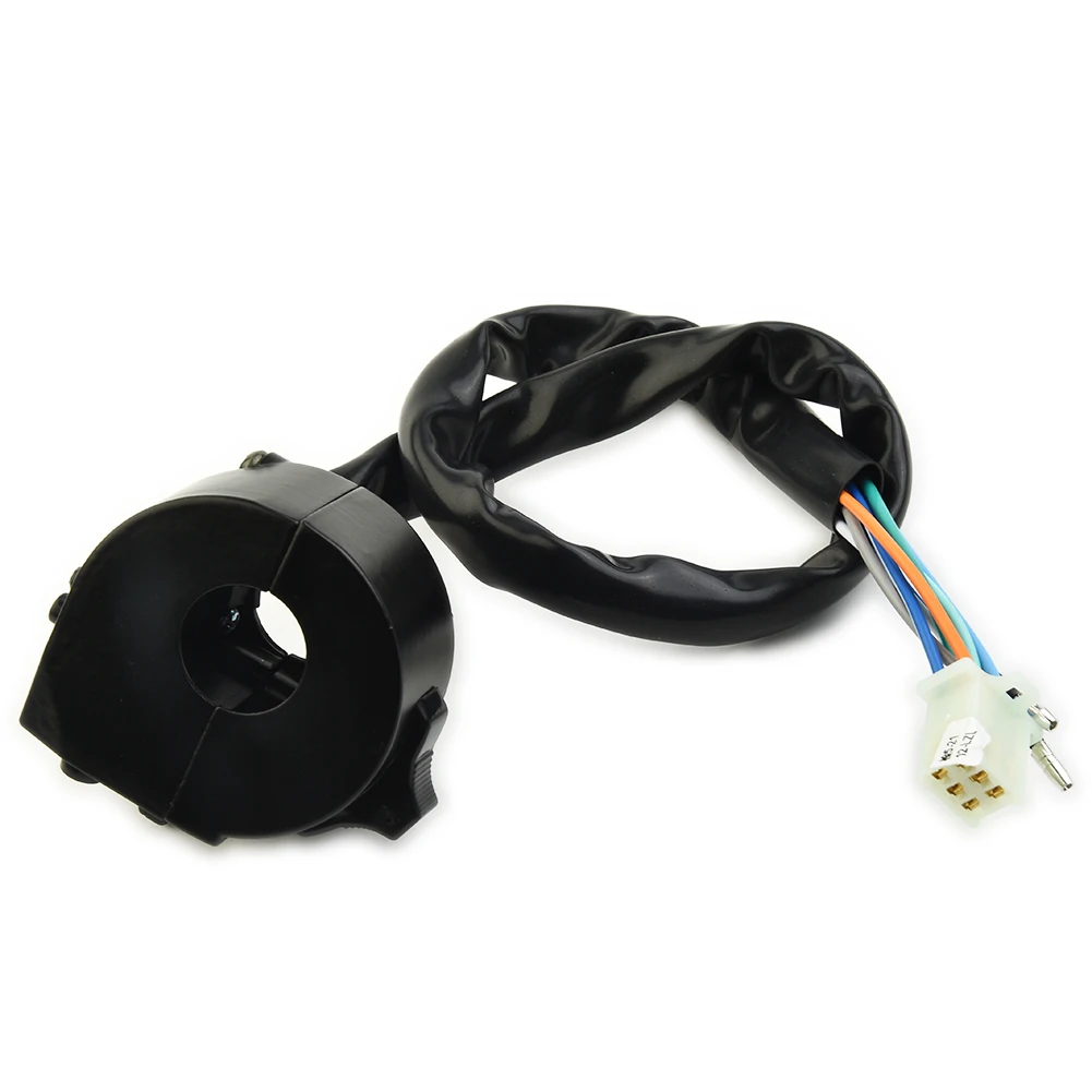 

PVC, ABS And Heavy Aluminum Casing Motorcycle 7/8\" Handlebar Control Horn Turn Signal Light Hi/Lo Beam Left Switch