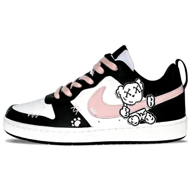 【Customize】Nike Court Borough Skateboarding Shoes Women's Sneakers shoes BQ5448-115