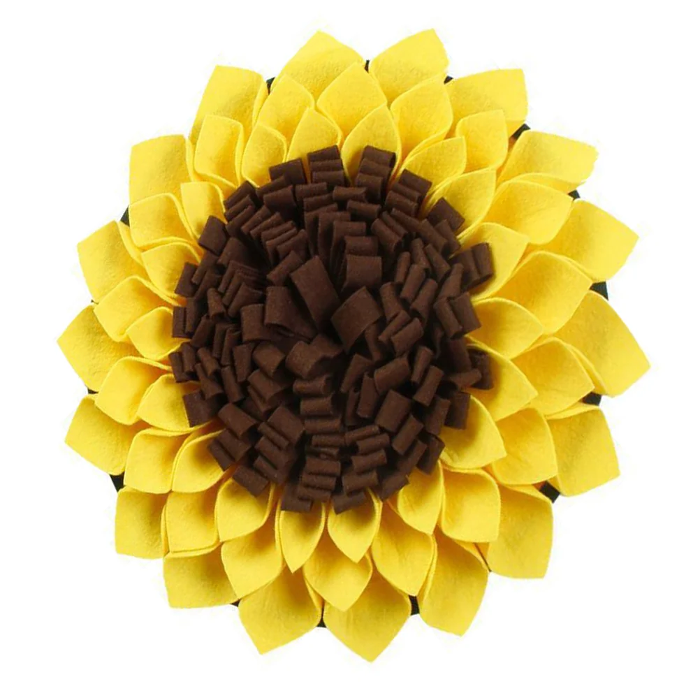 

Sunflower Decorations Animal Household Foraging Pad Dog Toy Pet Puppy Mat Lovely Fabric Accessory Adorable Feeding
