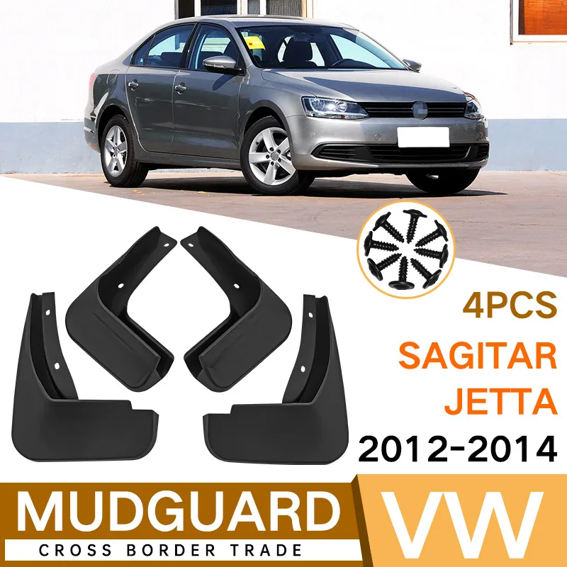 

Mud Flaps For VW Sagitar Jetta 2012-2014 MudFlaps Front Rear Fender Car Accessories