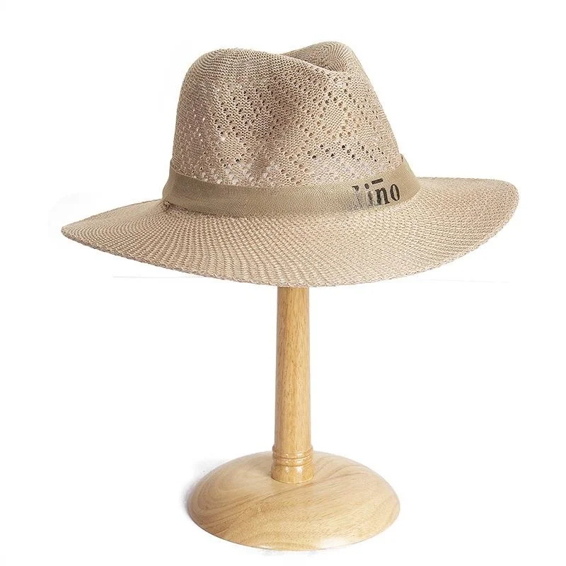 Мужская летняя солнцезащитная шляпа дышащая сезонная соломенная для папы