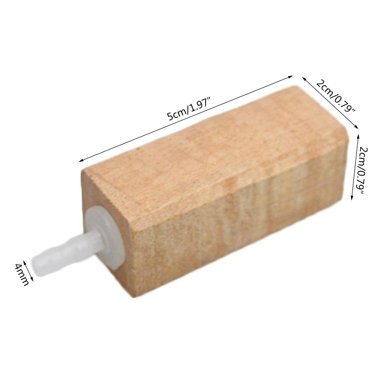 Деревянный воздушный камень с пузырьками для аквариума гидропоники аквапоника