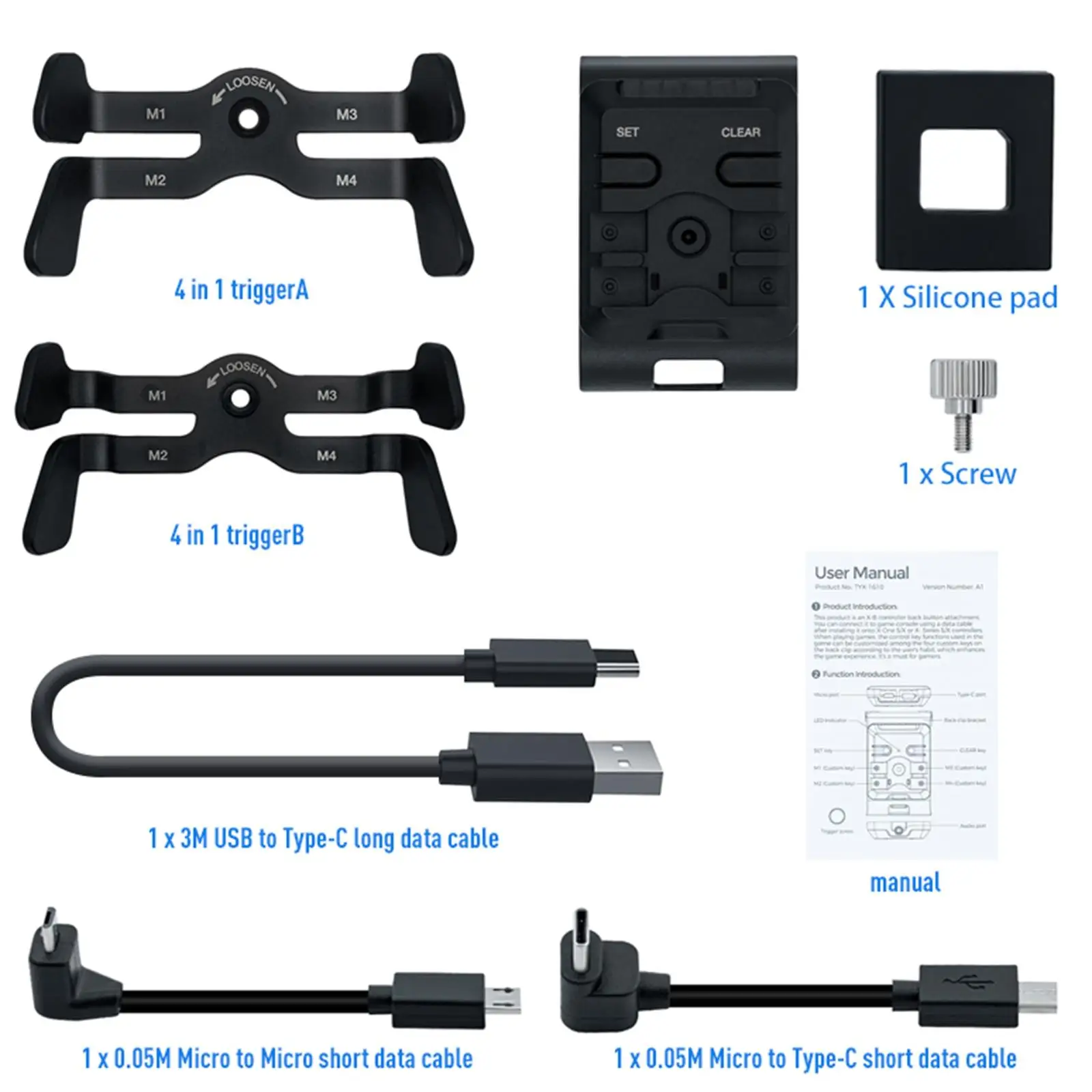 

Game Controller Triggers Joypad Extender Key Assistant Tools Adapter for
