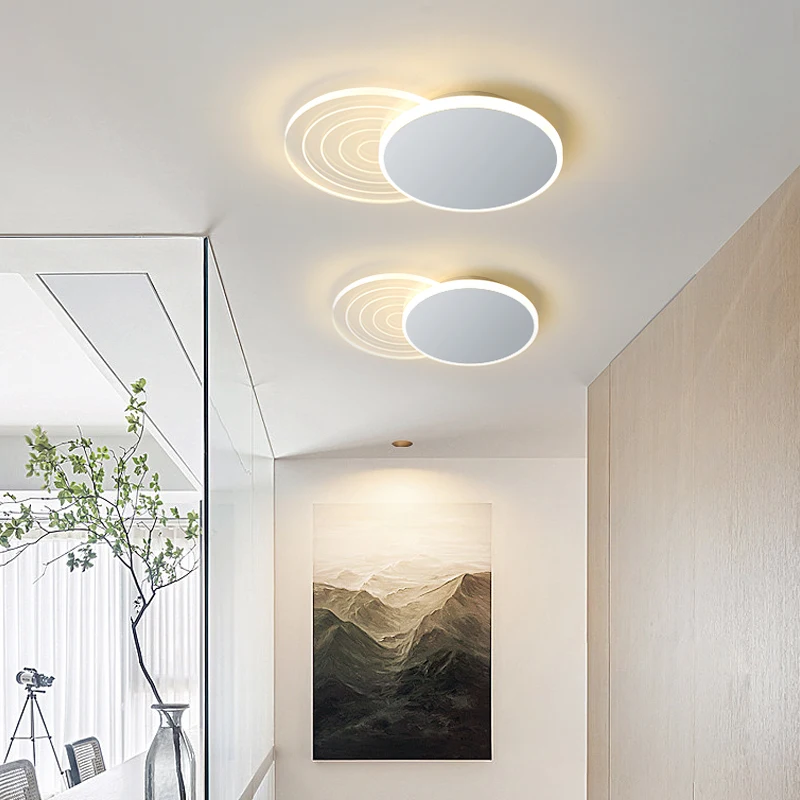 

Ultra Thin Led Ceiling Lamp Modern Panel Ceiling Lights For Living Room Bedroom Kitchen Indoor Lighting Warm White