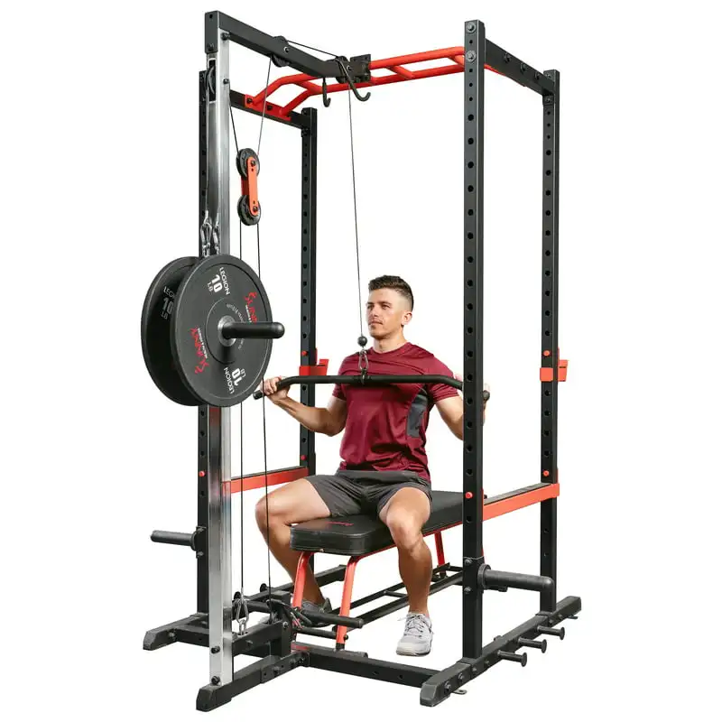 

Pull Down Attachment Pulley System for Power Rack, Home Gym Station Exercise Equipment, SF-XF9927