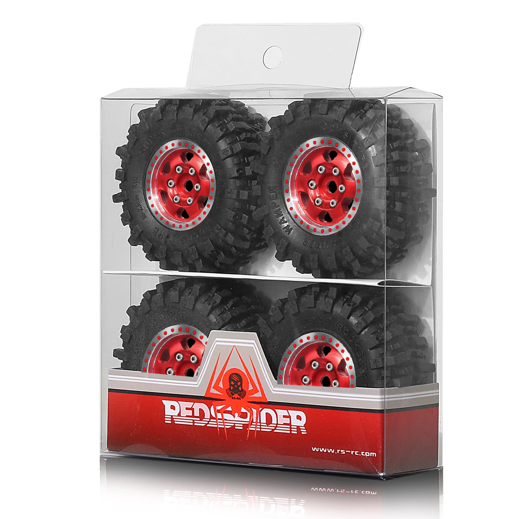 Металлические ступицы колес для радиоуправляемых автомобилей RED SPIDER 1.0 Комплект