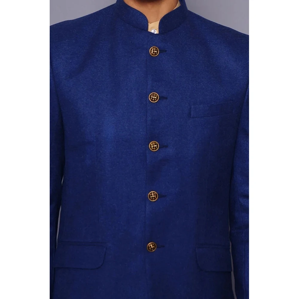 Элегантный комплект из 2 предметов пиджак и брюки Однобортный блейзер с