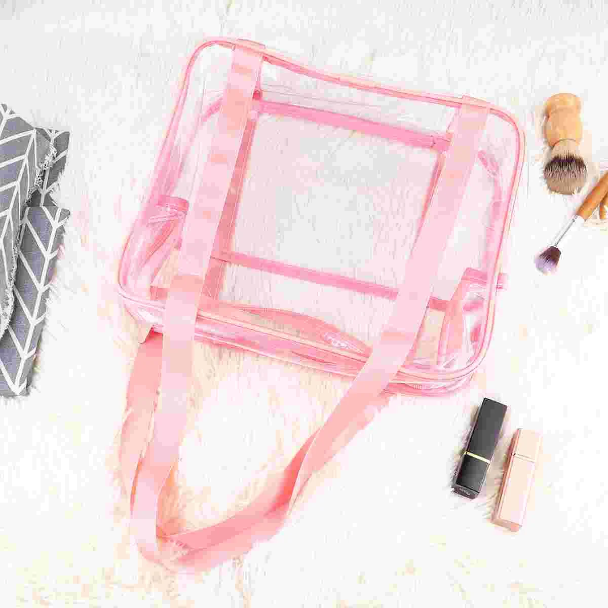 

Transparent Bag Clear Toiletry Makeup Container Portable Washing Sundries Organizer Bag for Travel Trip