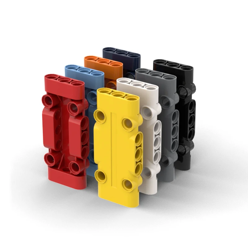 Новинка, 4 шт./партия, технические панели, плоская панель 7x3x1 MOC, строительные блоки, кирпичи, детали для игрушек «сделай сам», совместимы с 71709 панелями