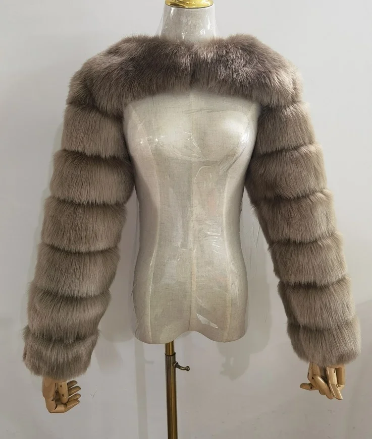 ICCLEK New fur coat shawl ultra short fashion fur women's coat