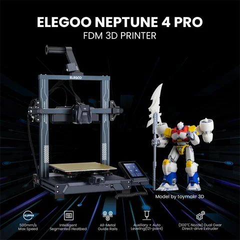 24V 50W Neptune 4 500mm/s Hotend Extruder Kit Direct Extruding High-Speed  For Elegoo Neptune 3 4Pro Max Plus 3D Printer - AliExpress