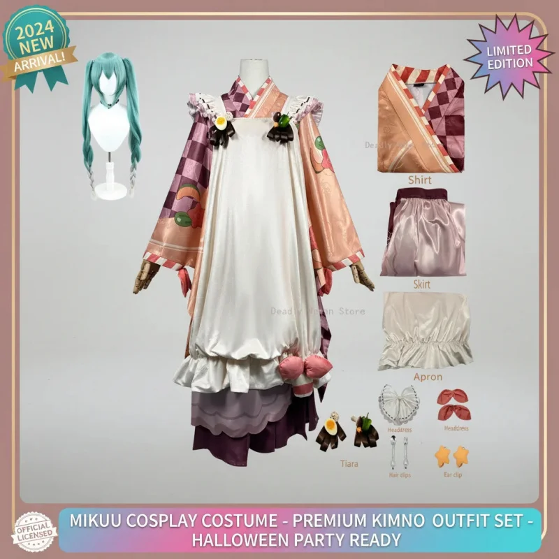 Фото ▶ ❤ Костюм для косплея Project Sekai Colorful Stage Rin Ren, парик, платье в стиле Лолита, униформа для Хэллоуина, для женщин и мужчин, размеры S-XXL ❤ ◀ №2