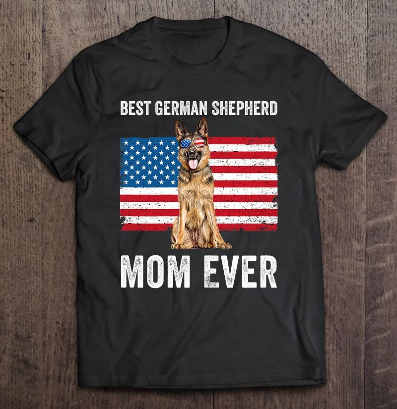 

Футболка Wo men для мужчин, рубашка с немецким пастушкой, с американским флагом, с изображением собаки, владельца Gsd, для мужчин