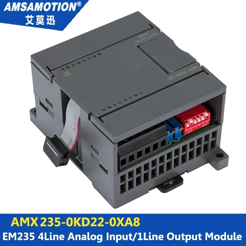Подходит для Siemens S7-200 аналоговый модуль amсамоtion AMX-200 4I/1O EM235 235-0KD22-0XA8 модуль расширения