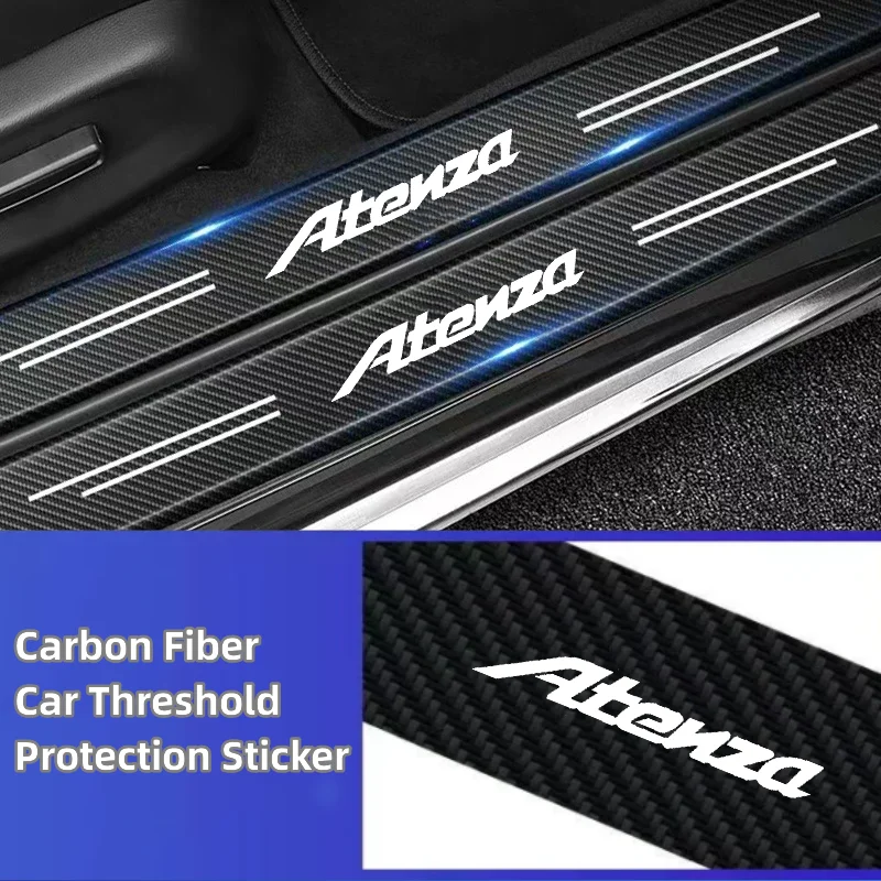 

Carbon Fiber Car Sticker DIY Paste Auto Door Protector Strip for Mazda 2 3 6 Atenza Axela Demio CX-5 CX5 CX-3 CX7 CX-9