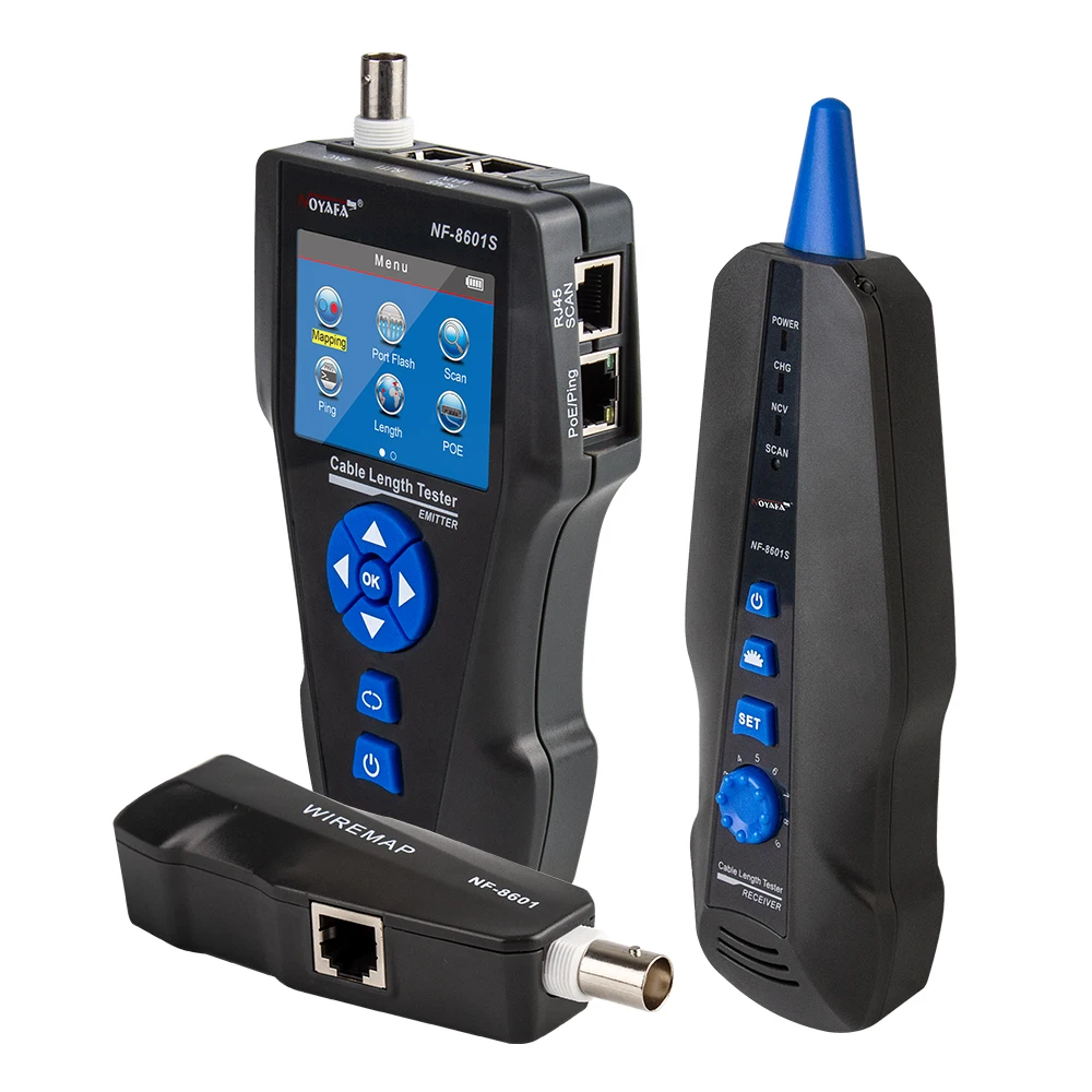 network RJ45 Telephone LAN Cable Tester Electric Cable Tester Coax